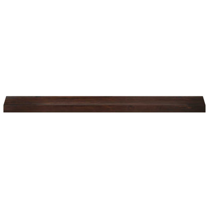 Window Sills 2 pcs Dark Brown 120 x 15 x 2 cm Solid Beech Wood