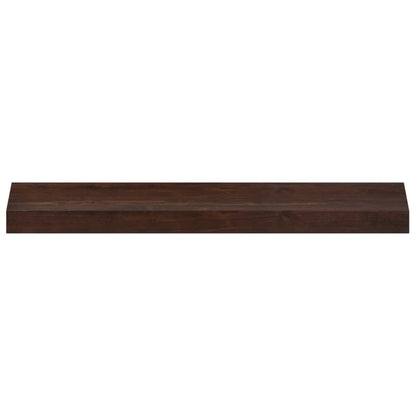 Window Sills 2 pcs Dark Brown 80x 20 x 2 cm Solid Beech Wood