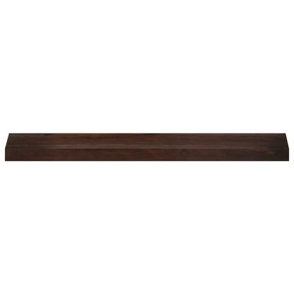 Window Sills 2 pcs Dark Brown 90 x 20 x 2 cm Solid Beech Wood