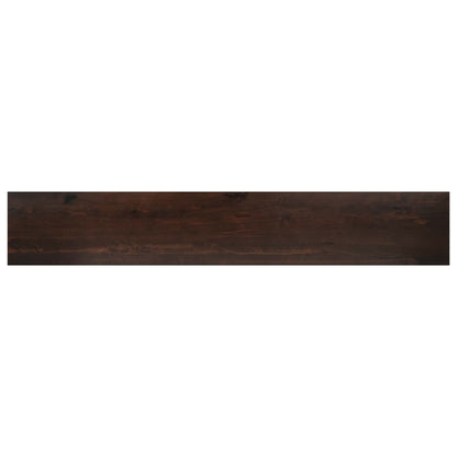 Window Sills 2 pcs Dark Brown 90 x 20 x 2 cm Solid Beech Wood