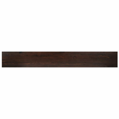 Window Sills 2 pcs Dark Brown 120 x 20 x 2 cm Solid Beech Wood