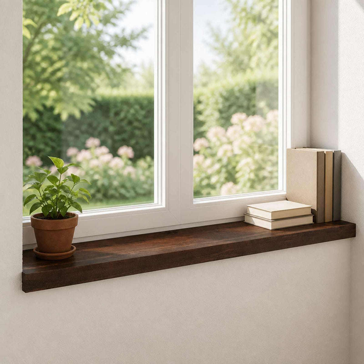 Window Sills 2 pcs Dark Brown 70 x 30 x 2 cm Solid Beech Wood