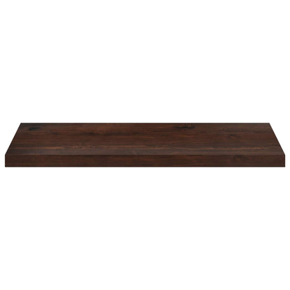 Window Sills 2 pcs Dark Brown 100 x 40 x 2 cm Solid Beech Wood