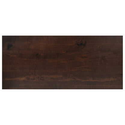 Window Sills 2 pcs Dark Brown 100 x 40 x 2 cm Solid Beech Wood