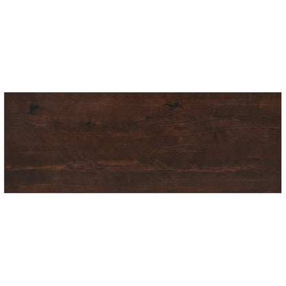 Window Sills 2 pcs Dark Brown 110 x 40 x 2 cm Solid Beech Wood