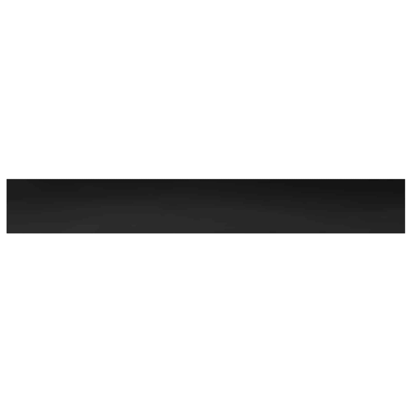 Window Sills 2 pcs Black 120 x 15 x 2 cm Solid Beech Wood