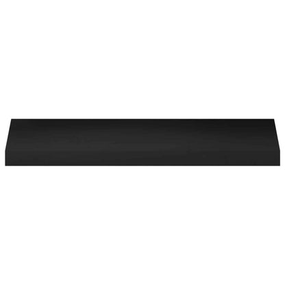 Window Sills 2 pcs Black 80x 20 x 2 cm Solid Beech Wood