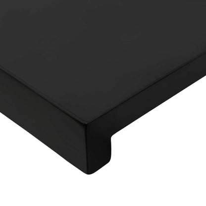 Window Sills 2 pcs Black 120 x 20 x 2 cm Solid Beech Wood