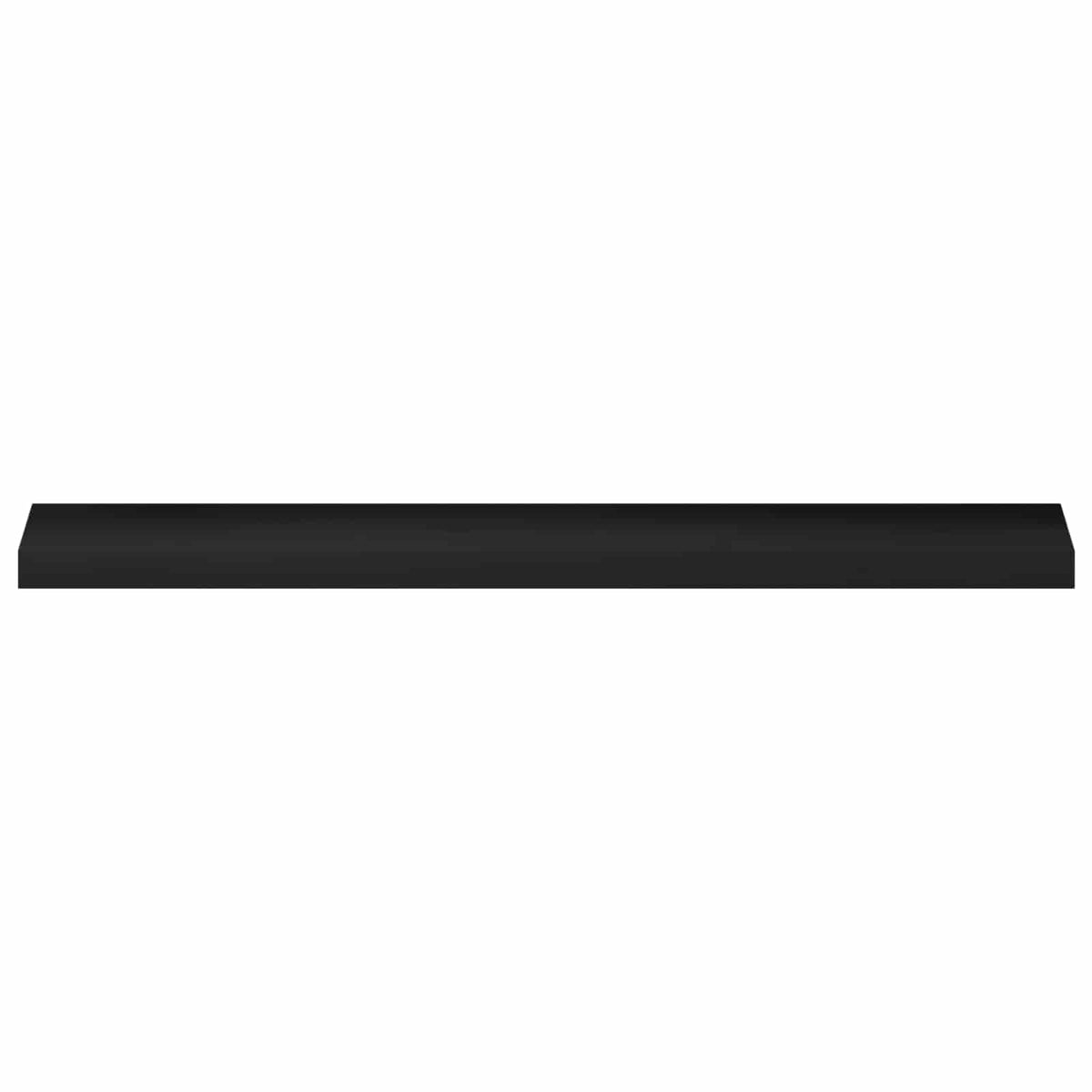 Window Sills 2 pcs Black 120 x 20 x 2 cm Solid Beech Wood