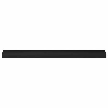 Window Sills 2 pcs Black 120 x 20 x 2 cm Solid Beech Wood