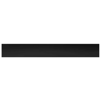 Window Sills 2 pcs Black 120 x 20 x 2 cm Solid Beech Wood