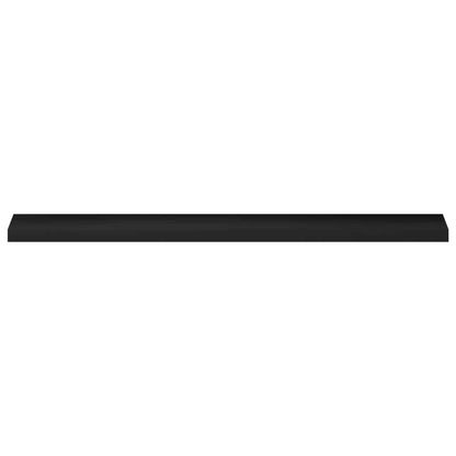 Window Sills 2 pcs Black 140 x 20 x 2 cm Solid Beech Wood
