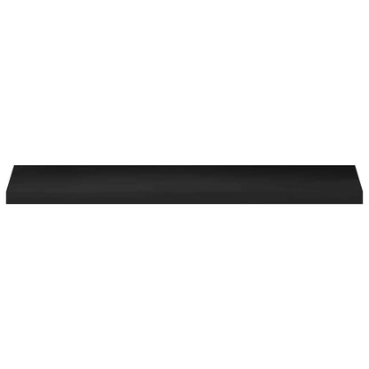 Window Sills 2 pcs Black 120 x 25 x 2 cm Solid Beech Wood