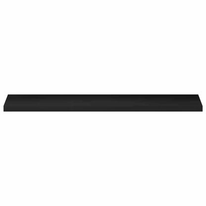 Window Sills 2 pcs Black 140 x 25 x 2 cm Solid Beech Wood
