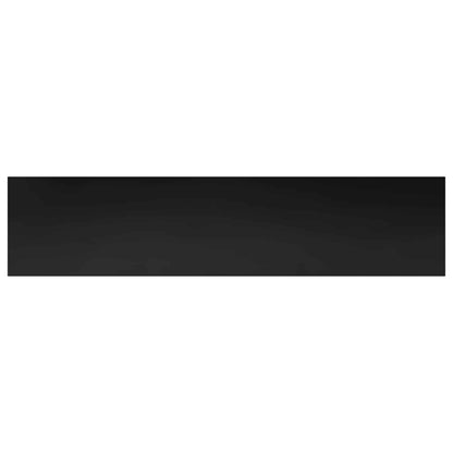 Window Sills 2 pcs Black 120 x 30 x 2 cm Solid Beech Wood