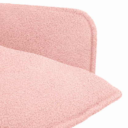 Armchair Pink Bouclé