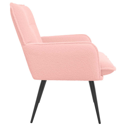 Armchair Pink Bouclé