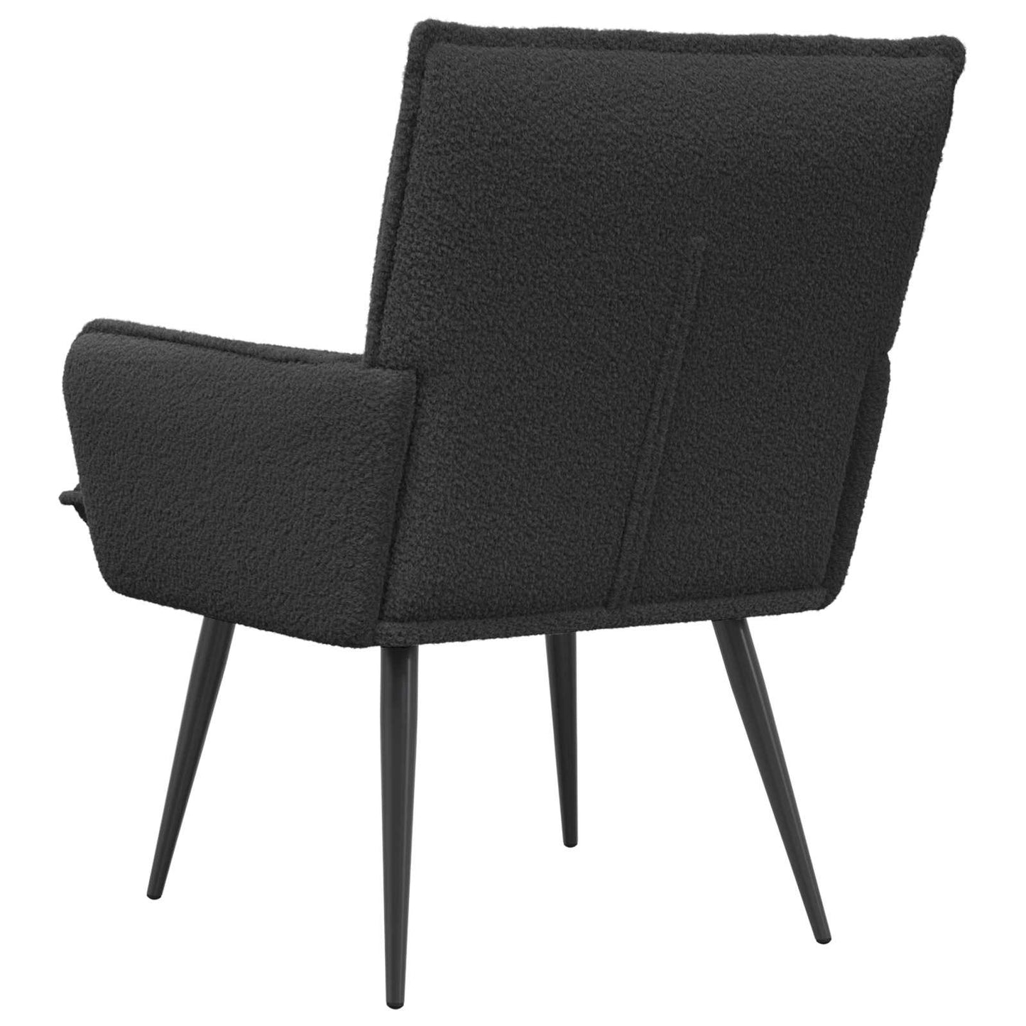Armchair Dark Grey Bouclé