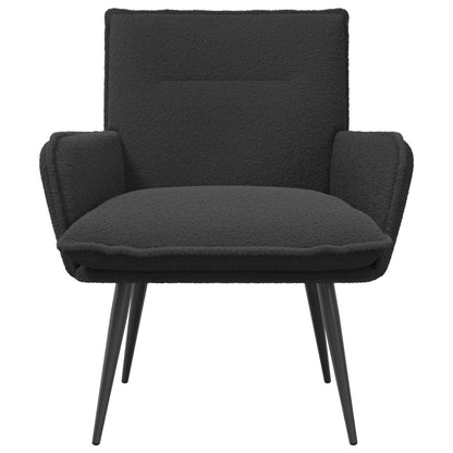 Armchair Dark Grey Bouclé