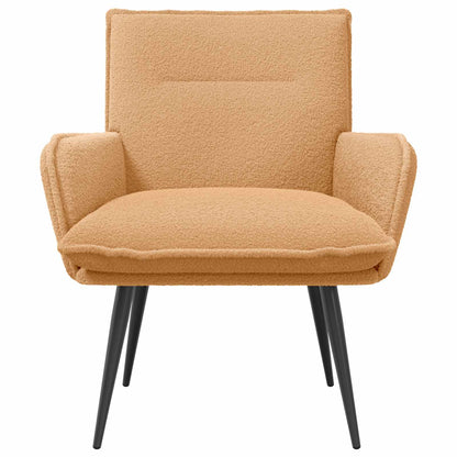 Armchair Beige Bouclé