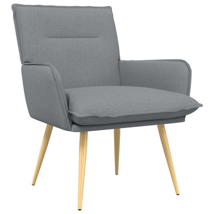 Armchair Light Grey Fabric