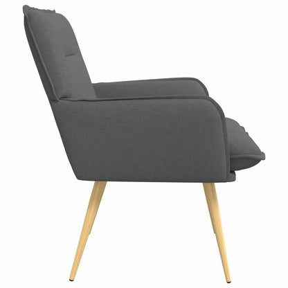 Armchair Dark Grey Fabric