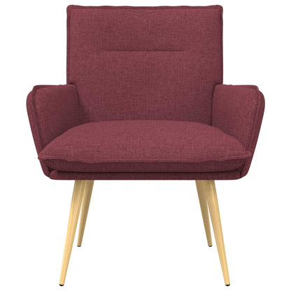 Armchair Wine Red Fabric