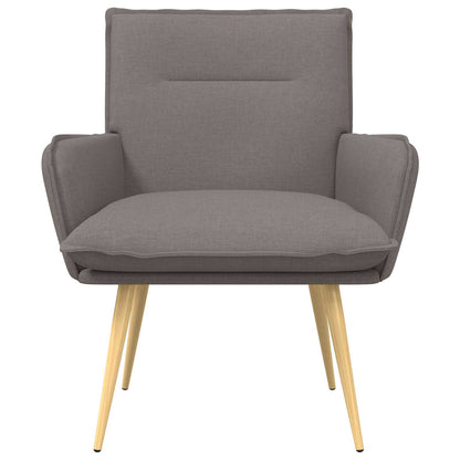 Armchair Taupe Fabric
