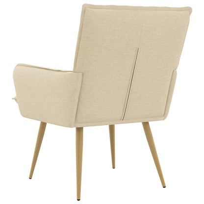 Armchair Cream Fabric