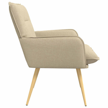 Armchair Cream Fabric