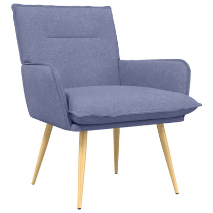 Armchair Jeans Blue Fabric