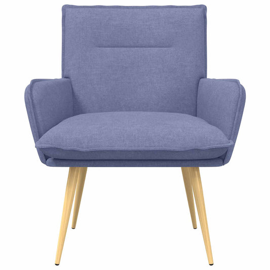 Armchair Jeans Blue Fabric