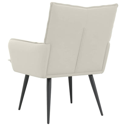 Armchair Cream Velvet
