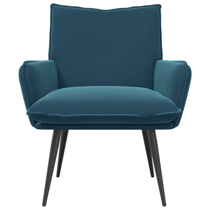 Armchair Blue Velvet