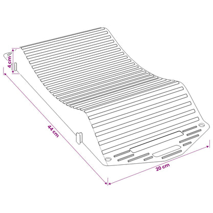 Tyre Savers 4 pcs Black 44 x 20 x 4 cm PP