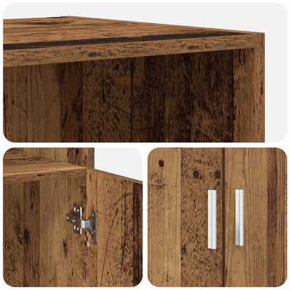 Highboard Old Wood 70 x 42.5 x 185 cm Engineered Wood