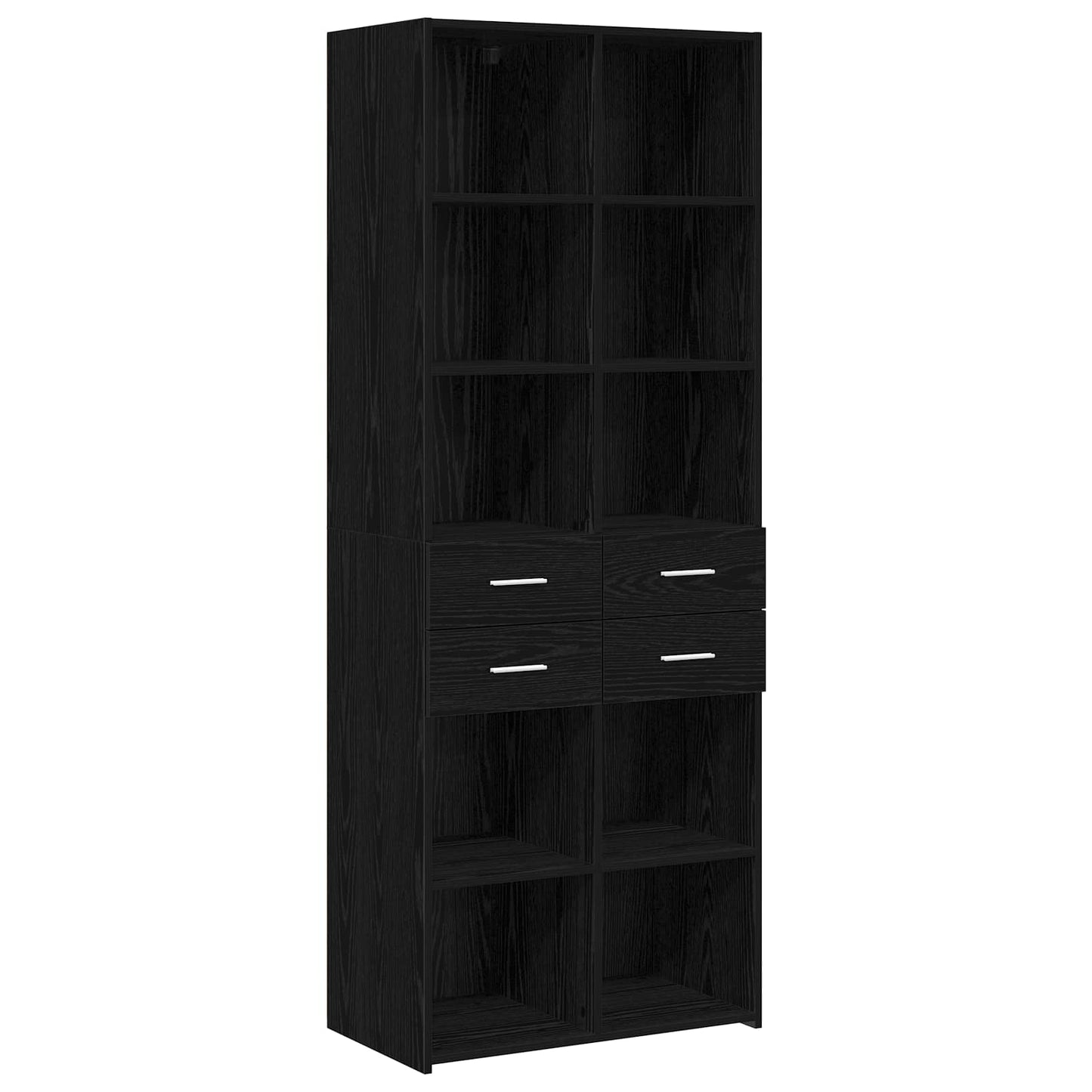 Bookcase Black oak 30 x 42.4 x 185.2 cm