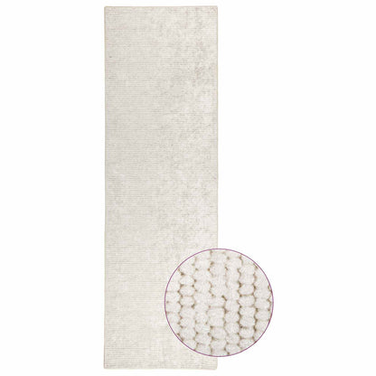 Rug Cream 80 x 150 cm 100% Polyester 3 mm Washable
