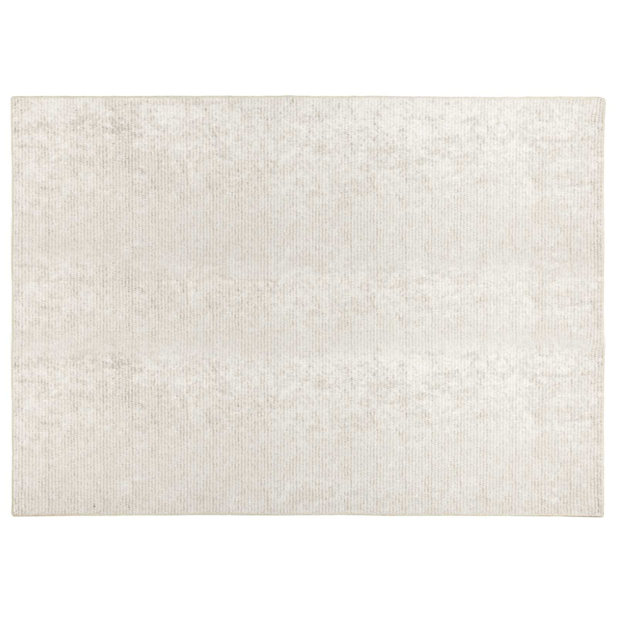 Rug Cream 190 x 300 cm 100% Polyester 3 mm Washable