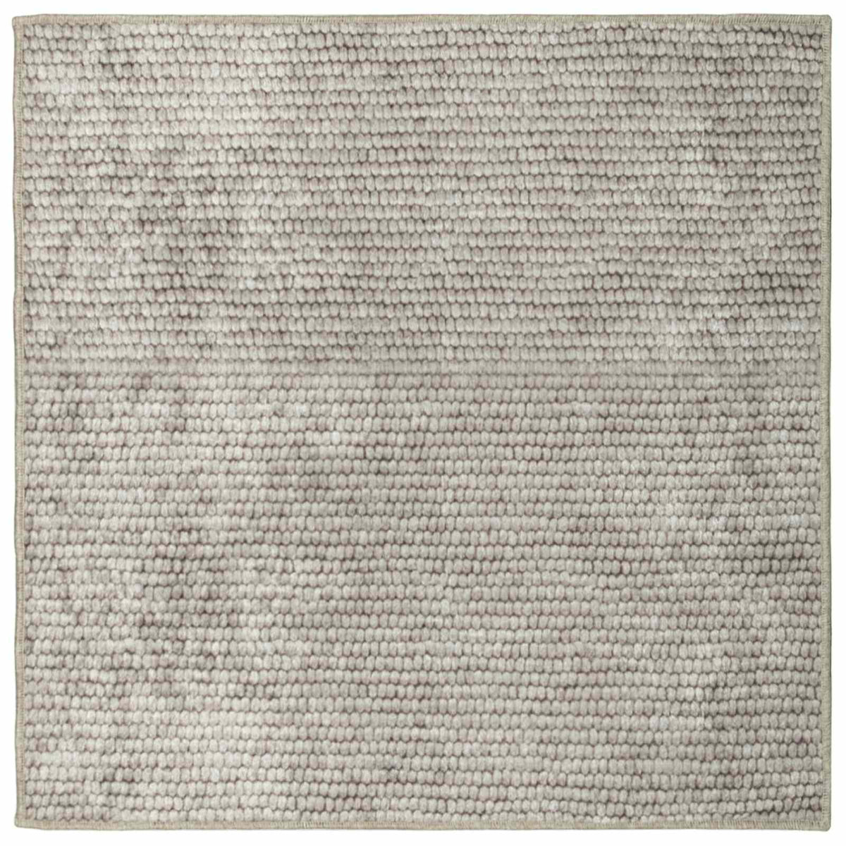 Rug Beige 100 x 100 cm 100% Polyester 3 mm Washable