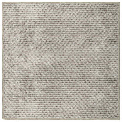 Rug Beige 100 x 100 cm 100% Polyester 3 mm Washable