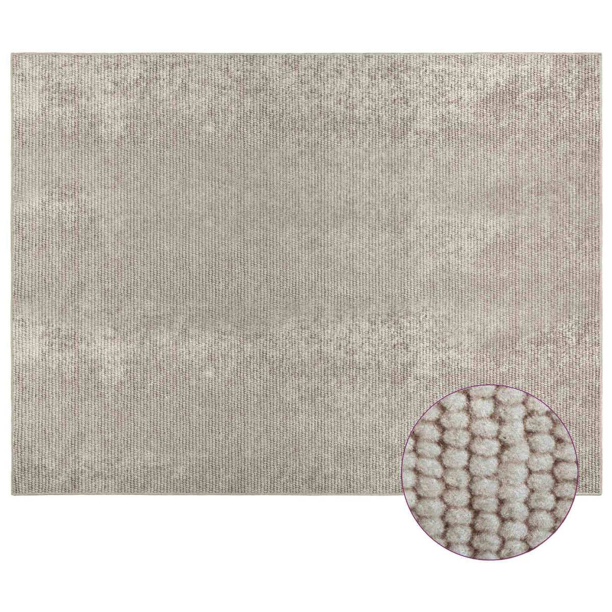 Rug Beige 300 x 400 cm 100% Polyester 3 mm Washable
