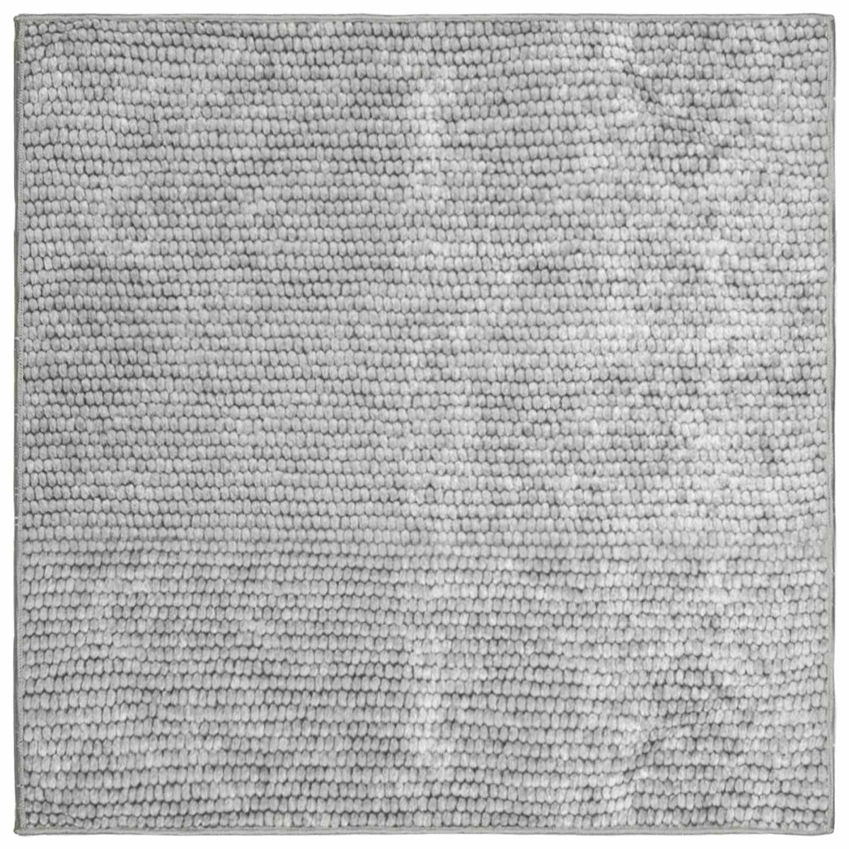 Rug Grey 100 x 100 cm 100% Polyester 3 mm Washable