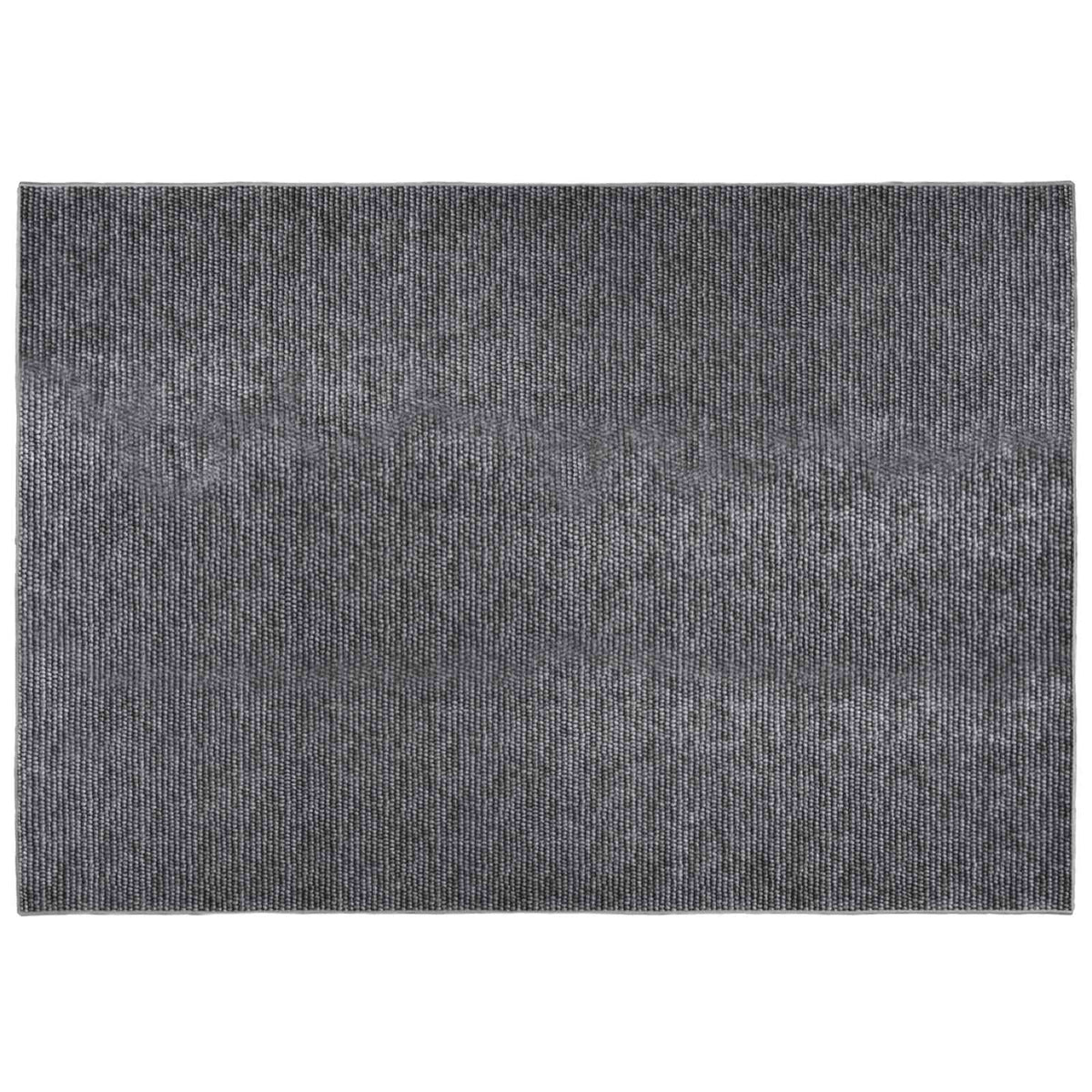 Rug Anthracite 120 x 180 cm 100% Polyester 3 mm Washable