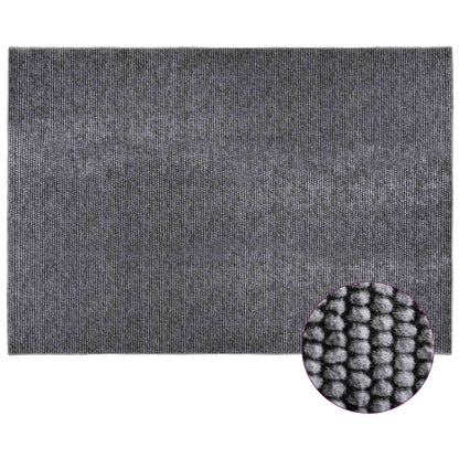 Rug Anthracite 120 x 180 cm 100% Polyester 3 mm Washable