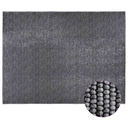 Rug Anthracite 300 x 400 cm 100% Polyester 3 mm Washable