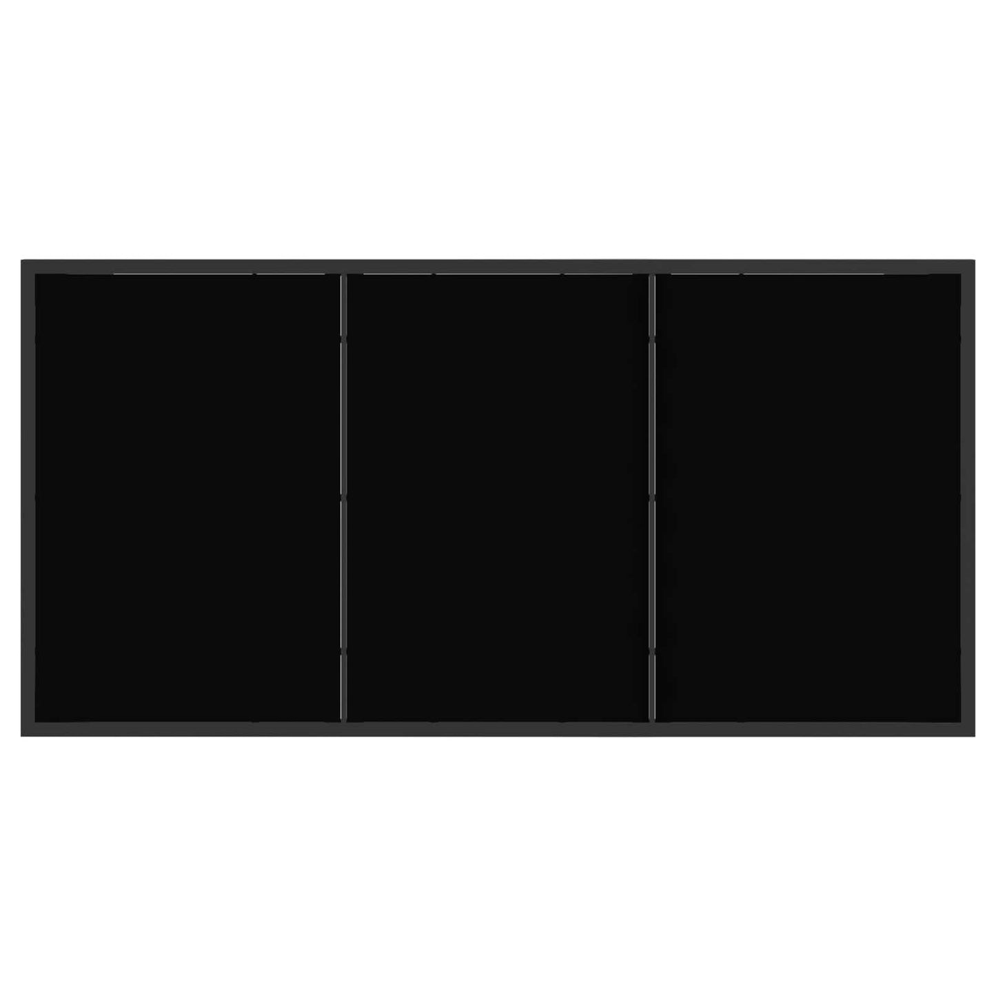 Garden Dining Set 5 pcs Black and Anthracite 140 x 80 x 73 cm