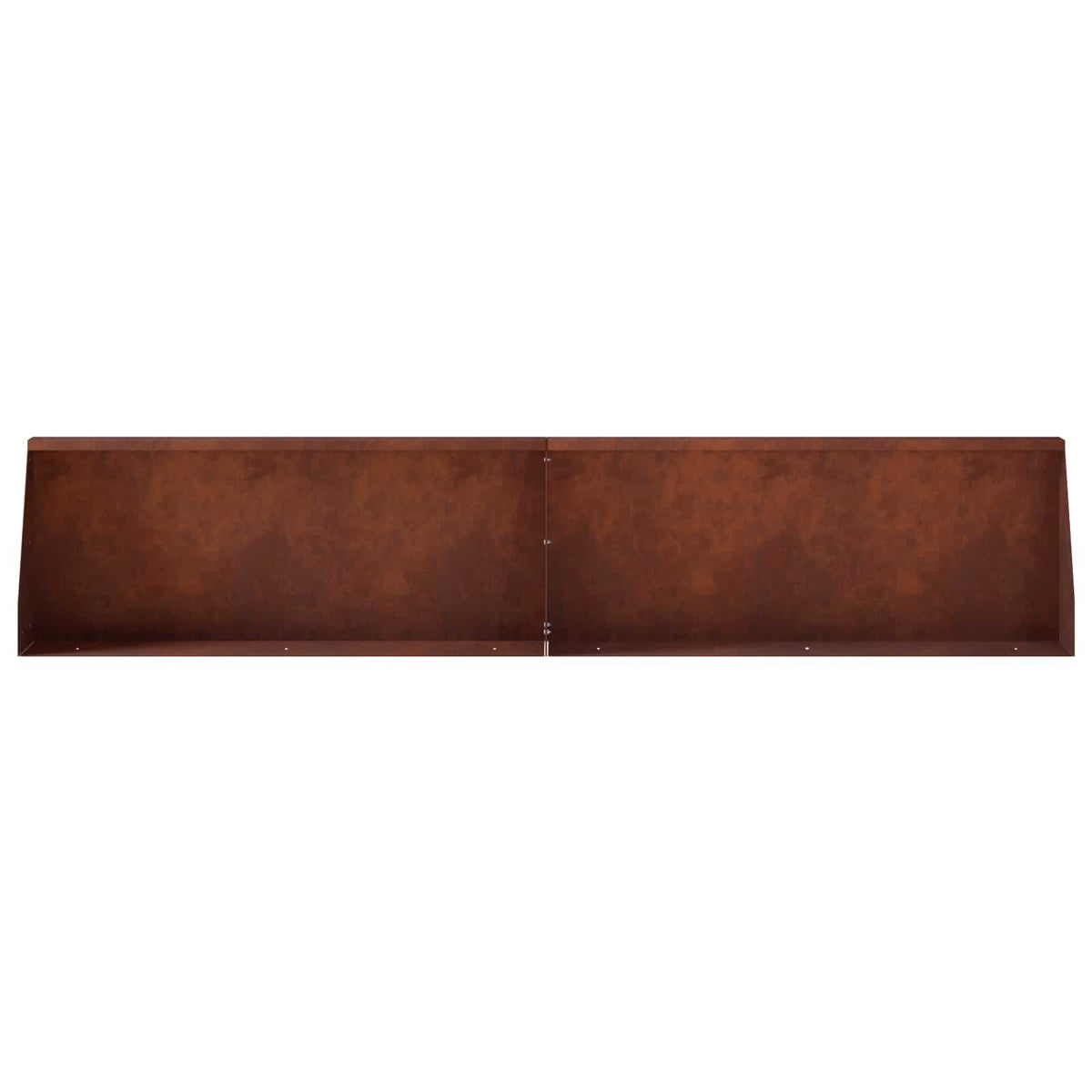 Retaining Wall 4 pcs 100 x 12 x 30 cm Weathering Steel Rusty