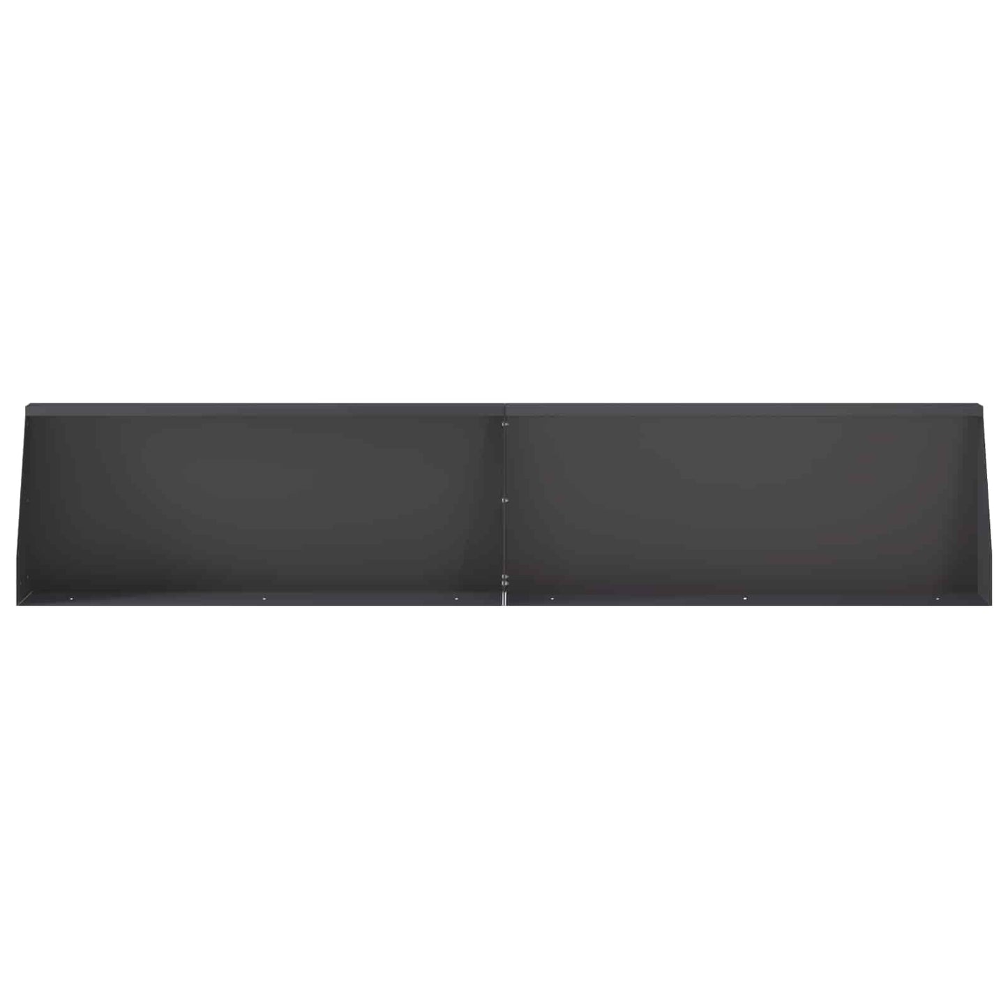Retaining Wall 4 pcs 100 x 12 x 40 cm Steel Black