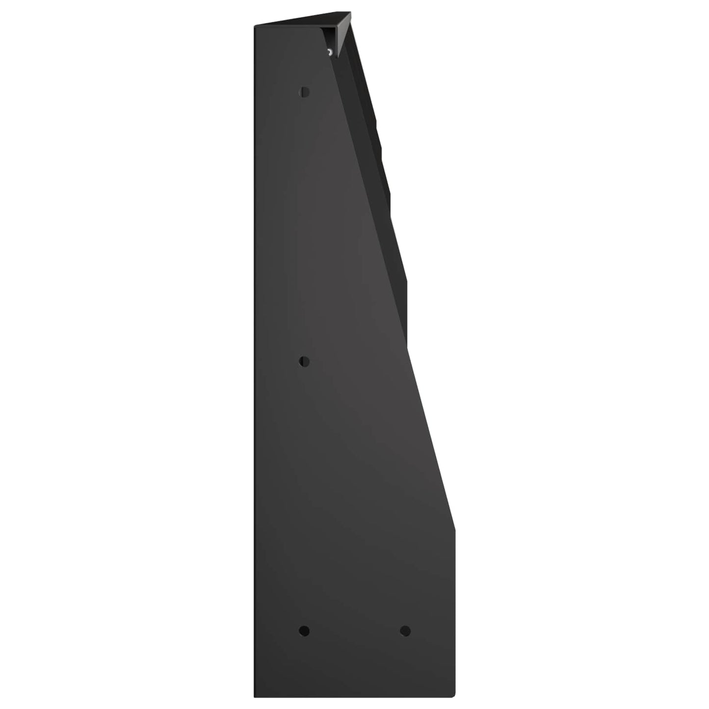 Retaining Wall 4 pcs 100 x 12 x 40 cm Steel Black